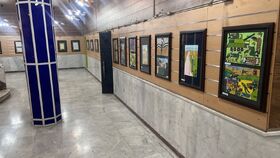 نمایشگاه " رنگ و رهایی " در کانون کرمانشاه