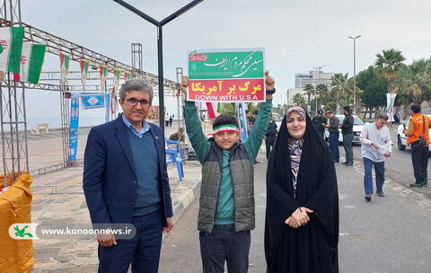 حضور فعال کانون استان بوشهر در راهپیمایی یوم الله 22بهمن 1