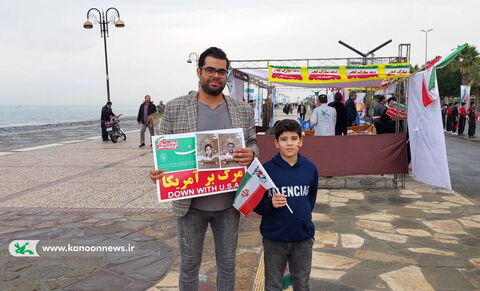 حضور فعال کانون استان بوشهر در راهپیمایی یوم الله 22بهمن 1