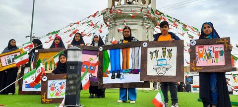 دهه فجر 22 بهمن ماه لارستان راهپیمایی