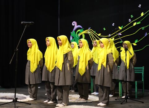 گزارش تصویری برگزاری مرحله استانی دومین جشنواره ملی سرود آفرینش«نغمه‌های روشن فردا» در مجتمع کانون استان قزوین