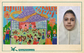 درخشش عضو کانون استان یزد در جشنواره ملی نقاشی ایران و چین