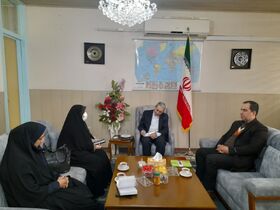 دیدار مدیرکل کانون با رئیس نمایندگی وزارت امور خارجه در استان گلستان