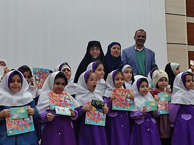 کلر ژوبرت ؛ بانوی رنگ و قصه های کودکان ، میهمان اعضا کودک و نوجوان شاهین شهر شد