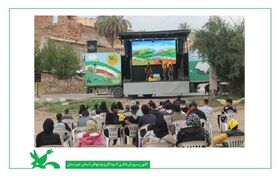 سفر تماشاخانه سیار کانون پرورش فکری کودکان و نوجوانان به شهرستان مسجدسلیمان