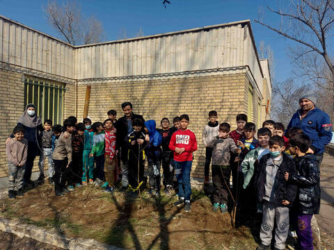 مراسم روز درختکاری در مراکز کانون استان اردبیل