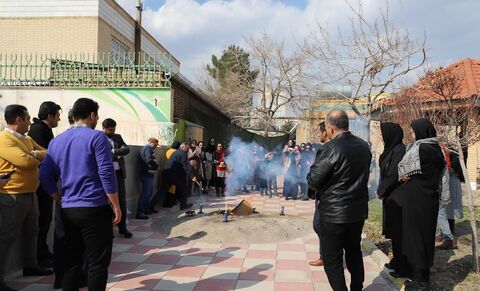 گزارش تصویری دورهمی صمیمی و هنرمندانه کارکنان کانون استان قزوین