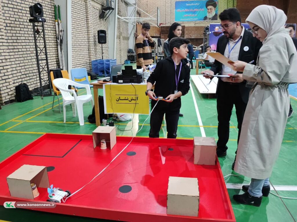 اولین دورهی مسابقات رباتیک جام golcup۲۰۲۴ استان گلستان برگزار شد