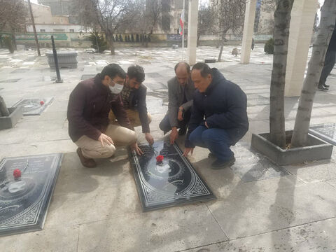 بزرگداشت مقام شهدا در کانون استان اردبیل