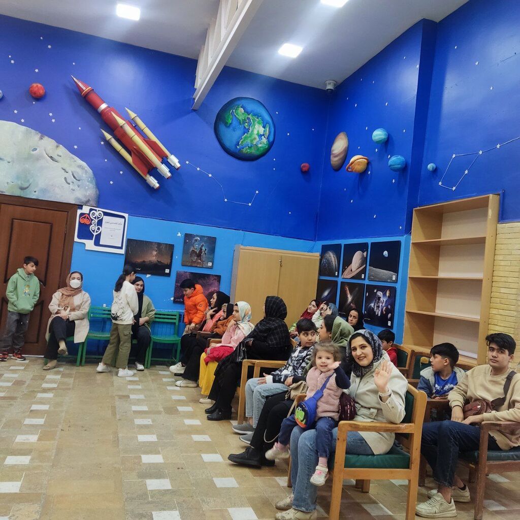 همراهی نوروزی خانه نجوم کانون استان قزوین با مخاطبان