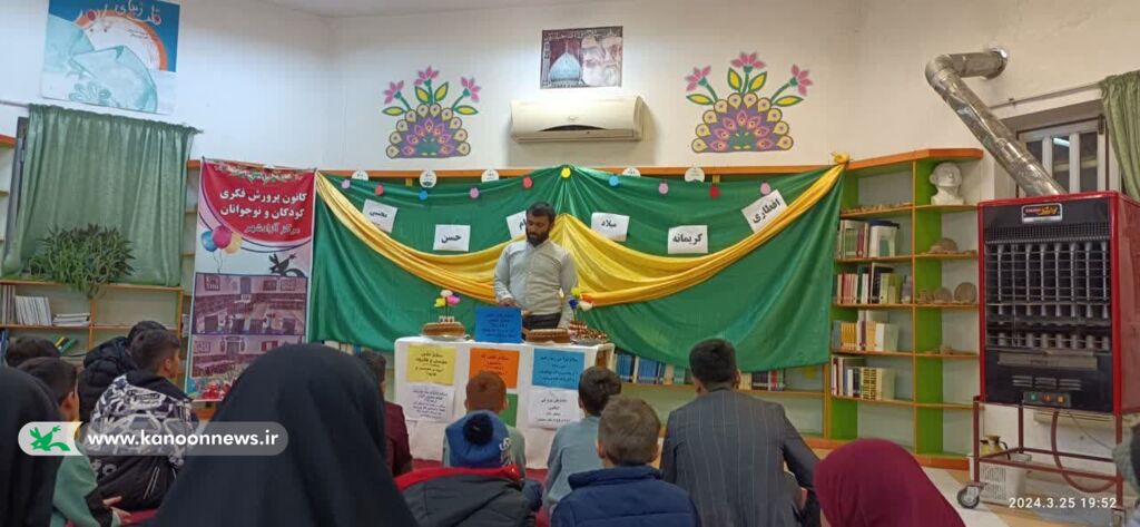 اعضای نوجوانان روزهدار مرکز آزادشهر مهمان سفره افطاری مربیان