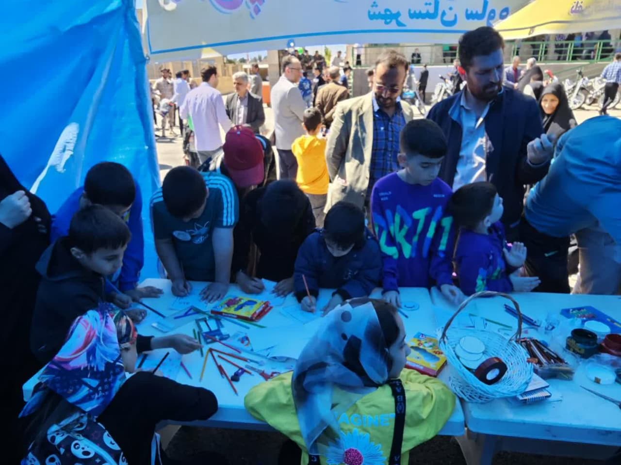 برپایی غرفه های کانون استان مرکزی در مسیر راهپیمایی روز جهانی قدس