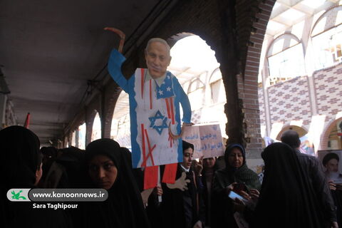 ایستگاه فرهنگی هنری کانون در راهپیمایی روز قدس(اهواز)