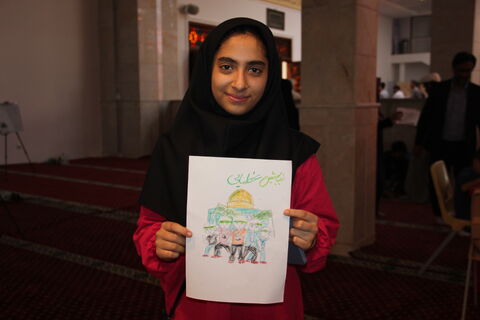 گزارش تصویری از راهپیمایی روز جهانی قدس با برپایی میز خدمت فرهنگی کانون