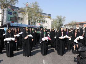 حضور پرشور کودکان و نوجوان گلستانی در ایستگاه فرهنگی‌هنری کانون به مناسبت روز جهانی قدس