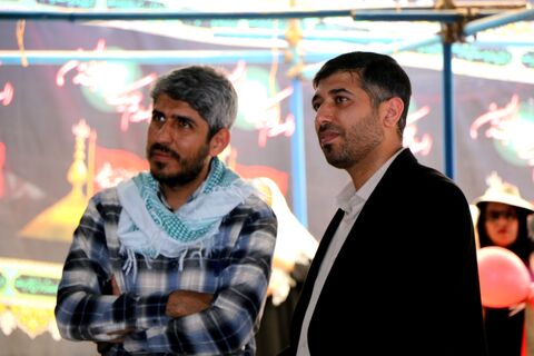 برپایی ایستگاه فرهنگی هنری کانون فارس در مسیر راهپیمایی روز قدس