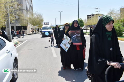 حضور فعال اعضا و مربیان کانون استان بوشهر در راهپیمایی روز قدس