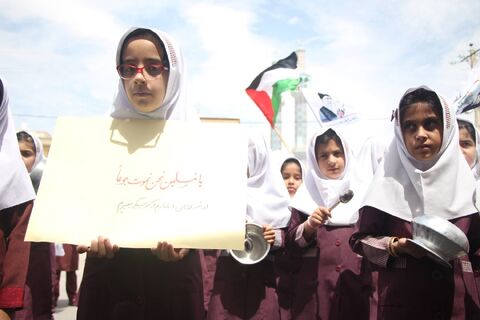 برنامه  "احتجاج الاطفال" از شیراز