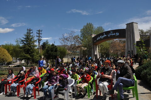 اجرای نمایش کلاغ بلا، توپ طلا  در بوستان طبیعت کرج