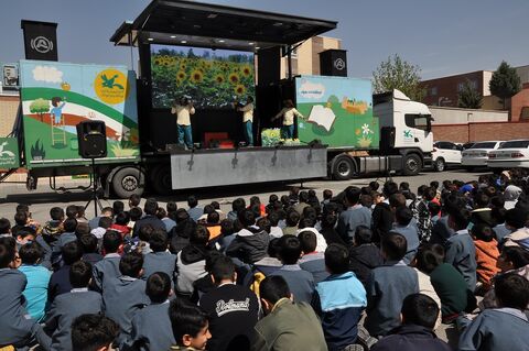 دومین روز اجرای نمایش «کلاغ بلا، توپ طلا» در البرز