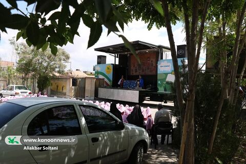 روز دوم حضور تماشاخانه سیار کانون در کرمان