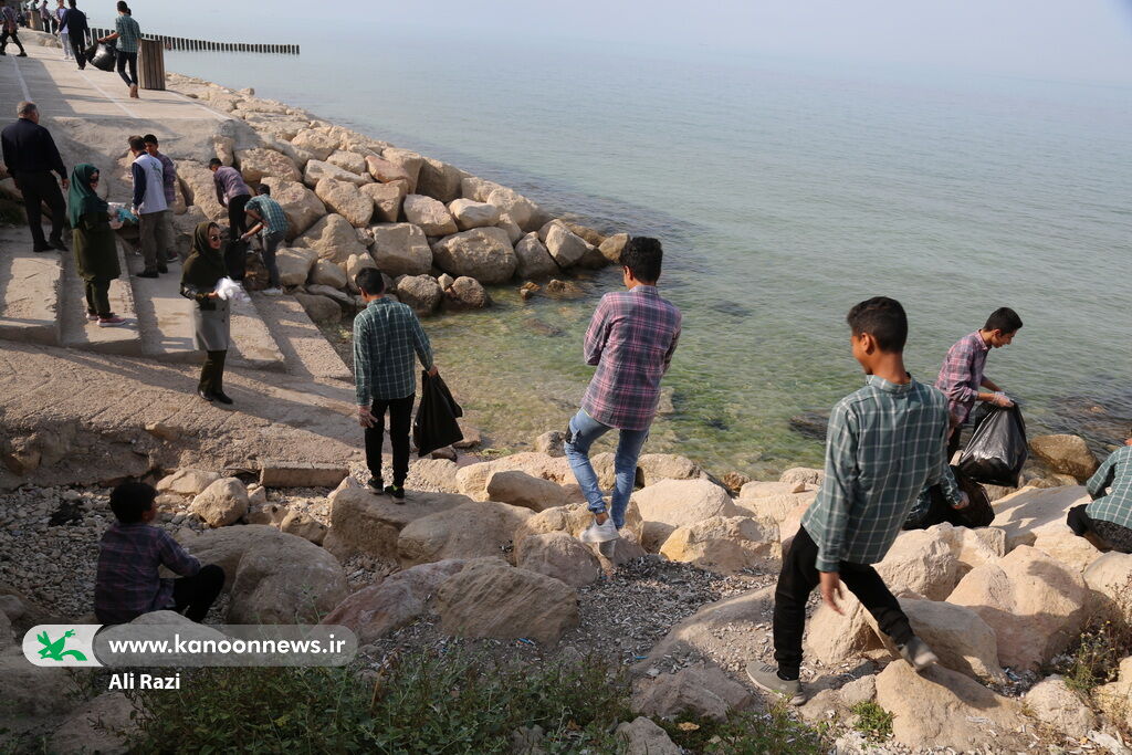 نوجوانان بوشهری حفظ محیط زیست دریایی را تمرین کردند