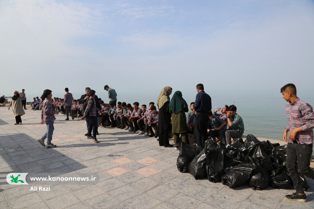 نوجوانان بوشهری حفظ محیط زیست دریایی را تمرین کردند