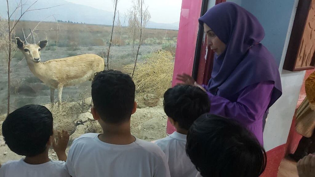 بازدید از موزه حیات وحش اداره کل حفاظت محیط زیست استان هرمزگان