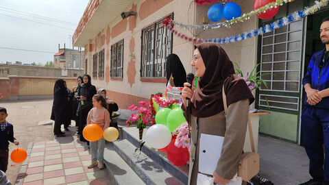 ویژه‌برنامه‌ی پیک امید در روستای روستای شام اسبی اردبیل