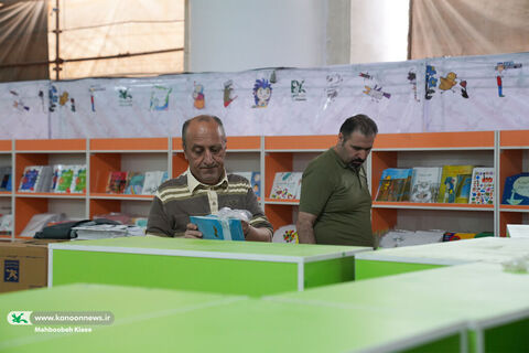آماده سازی غرفه کانون در نمایشگاه بین المللی کتاب تهران