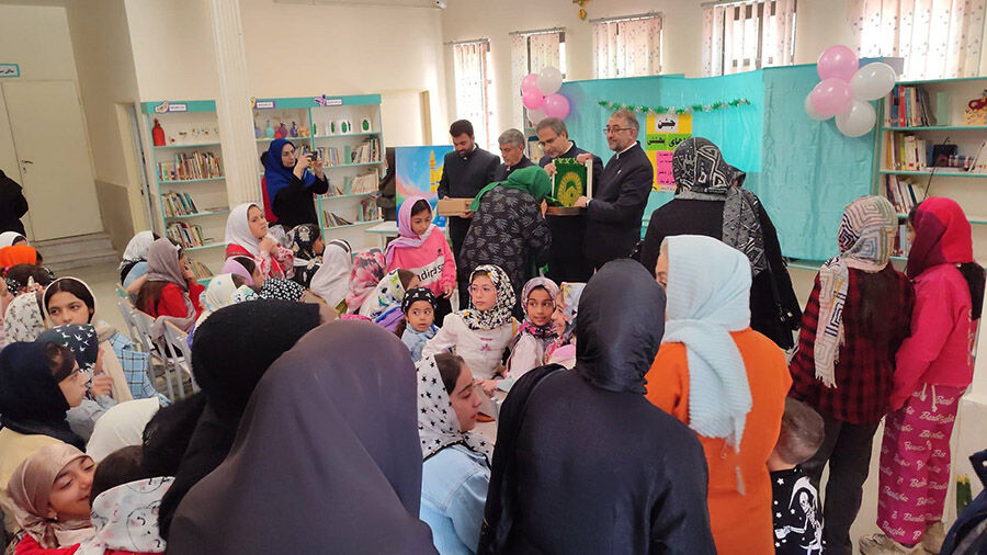 شمیم عطر حرم در مرکز ۴ کانون اردبیل/ جشن روز دختر با پرچم رضوی متبرک شد