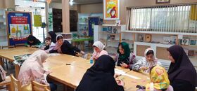 کارگاه‌های هنری  مادر و دختر  در مرکز شماره ۲ کانون تبریز
