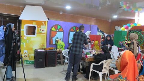 چند نما از هنرنمایی نمایشگران کوچک در کانون استان قزوین