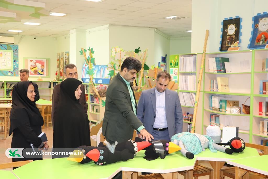 بازدید فرماندار گرگان بههمراه شهردار از کانون پرورش فکری