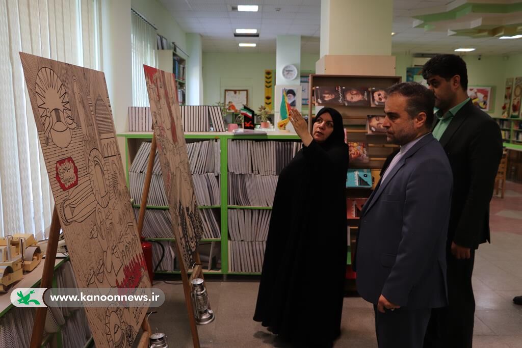 بازدید فرماندار گرگان بههمراه شهردار از کانون پرورش فکری