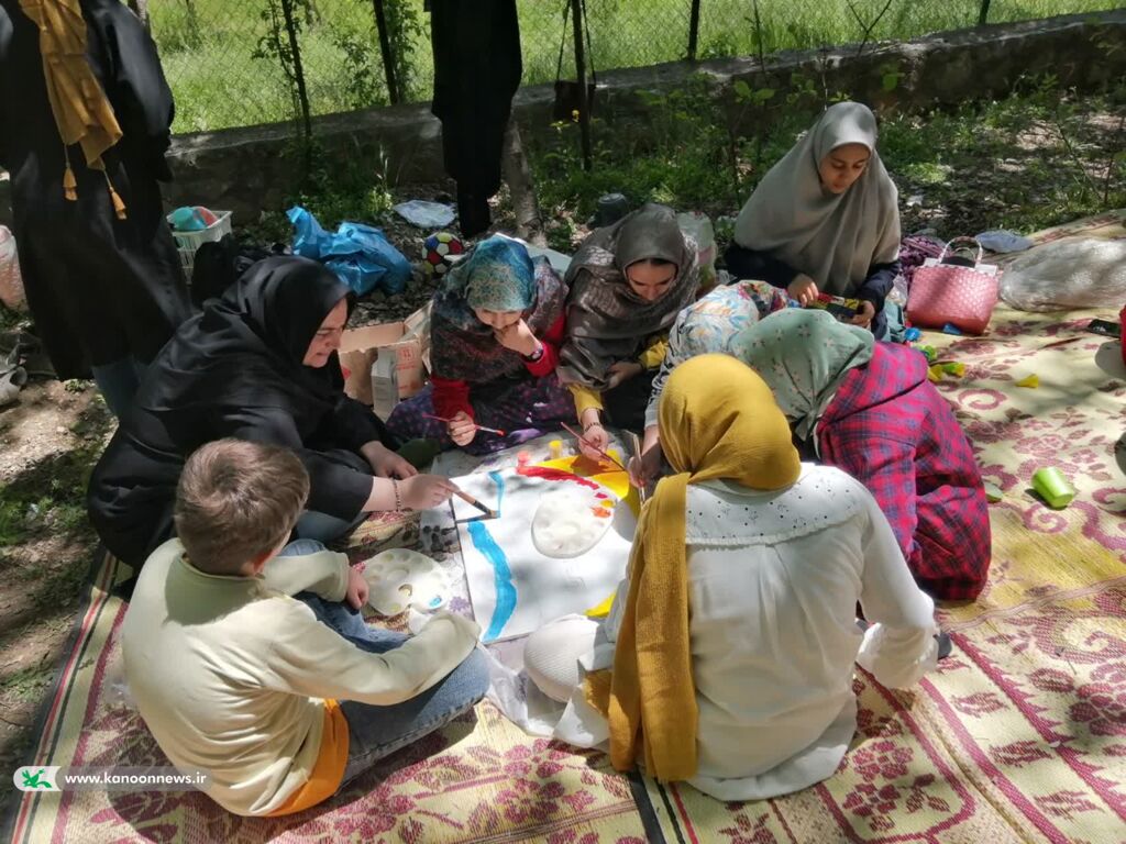 اردوی هنری ادبی دختران مرکز پردیسان به روستای کرمجگان