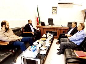 دیدار مدیرکل کانون خوزستان با مدیر کانون اصلاح و تربیت اهواز