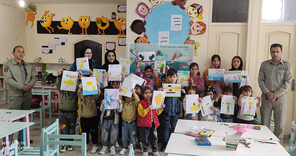 بزرگداشت روز جهانی پرندگان مهاجر در مراکز نیر و شمارهی یک مشگینشهر