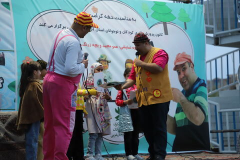 دومین اجرای «نمایش عمو مجید و بچه زرنگ» در پارک گوللر باغی ارومیه