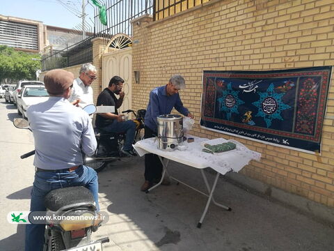 ایستگاه صلواتی به مناسبت دهه کرامت در کانون استان بوشهر