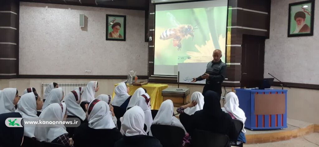 آشنایی کودکان و نوجوانان گالیکشی با شغل زنبورداری