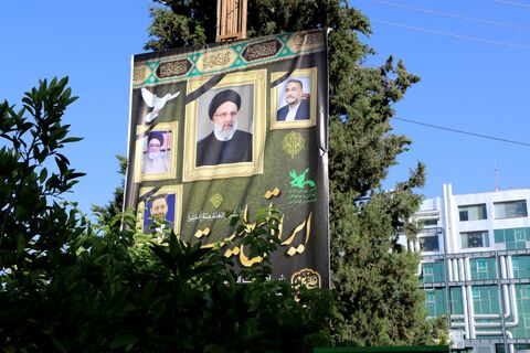فضا سازی مراکز فارس در سوگ شهادت خادمین انقلاب
