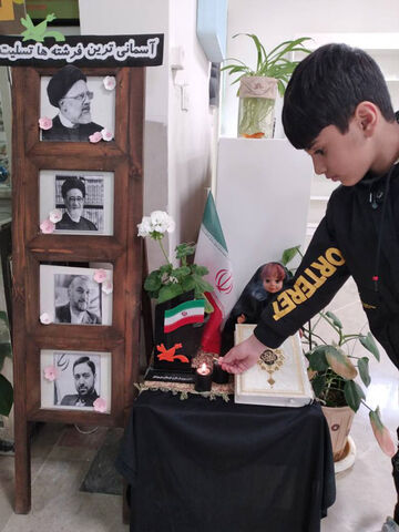 سوگ مراکز کانون استان اردبیل در فراق رییس‌جمهور شهید