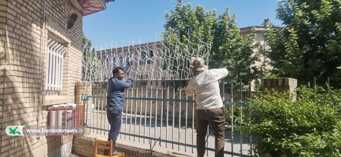 شاداب‌سازی و به‌سازی فضای مراکز فرهنگی‌هنری کانون گلستان در آستانه فصل تابستان