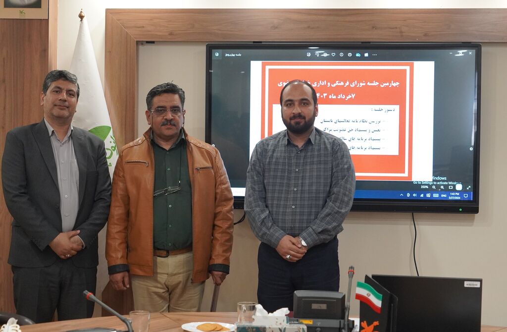 آئین تکریم و معارفه کارشناس مسئول آفرینشهای هنری استان برگزار شد