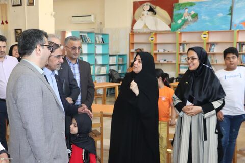 بازدید اعضای شورای معاونان و مدیران کانون پرورش فکری کشور از گلستان(1)