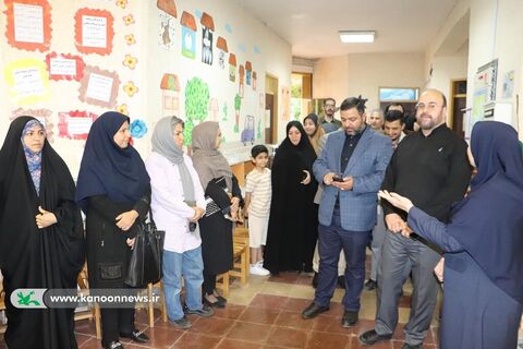 بازدید اعضای شورای معاونان و مدیران کانون پرورش فکری کشور از گلستان(۲)