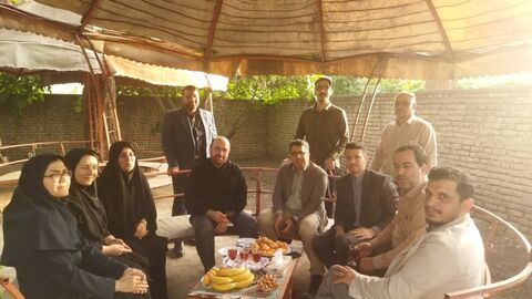 بازدید اعضای شورای معاونان و مدیران کانون پرورش فکری کشور از گلستان(۲)