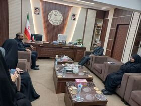 دیدار مدیر کل کانون خوزستان با فرماندار  ماهشهر و بخشدار  بندرامام خمینی (ره)