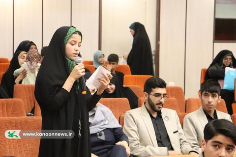 دیدار مدیرعامل کانون پرورش فکری با اعضای نوجوانان و ارشد